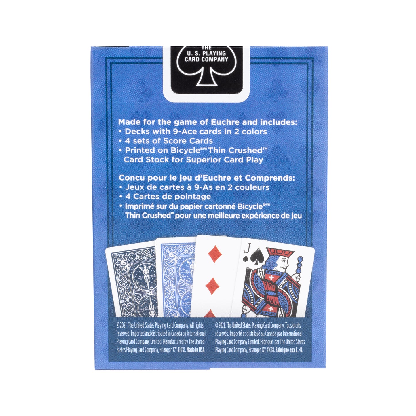 Bicycle Euchre 2 Playing Card Decks in 1