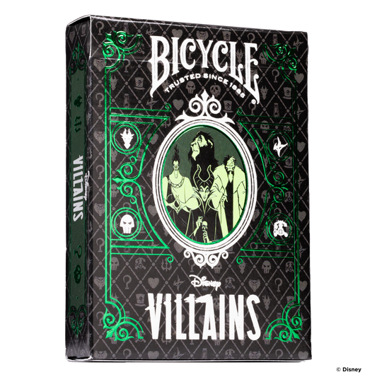 Disney Villains Inspired Playing Cards by Bicycle- Green