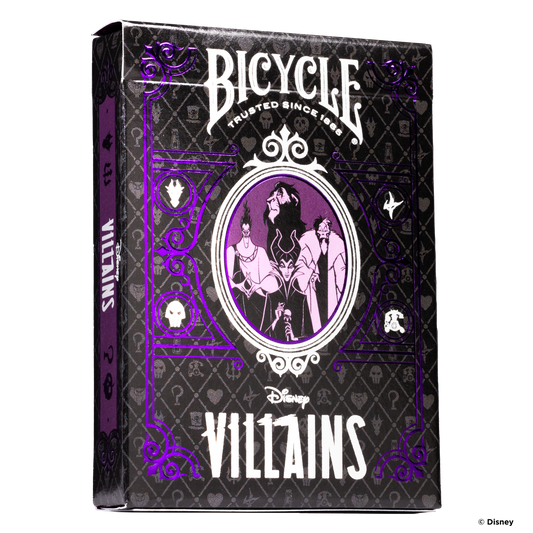 Disney Villains Inspired Playing Cards by Bicycle- Purple