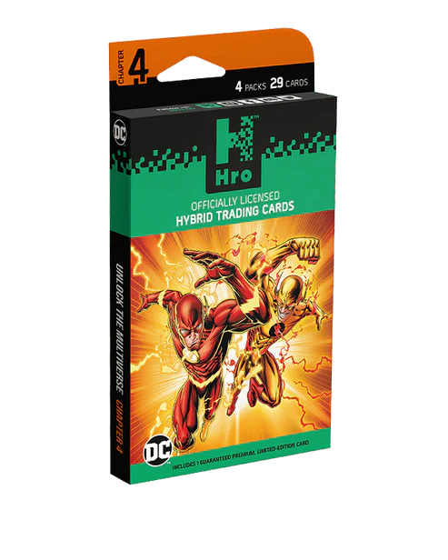 DC | Hro Chapter 4 Hybrid Trading Cards Collection: 4-Pack Premium Booster Box, 29 Cards